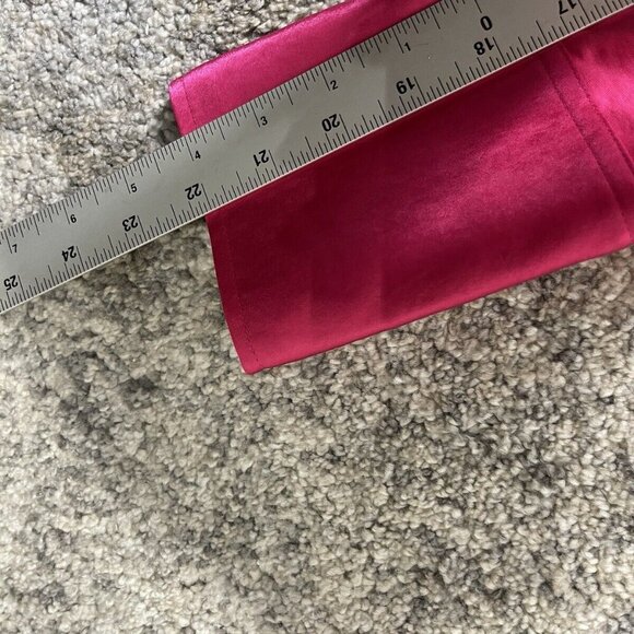 Good American Washed Satin Weekend Shirt Size S/M Love Potion Hot Pink - Picture 7 of 8